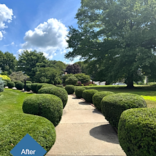 Commercial-Maintenance-Weeding-Pruning-at-St-Mark-Roman-Catholic-Church-in-Stratford-CT 3
